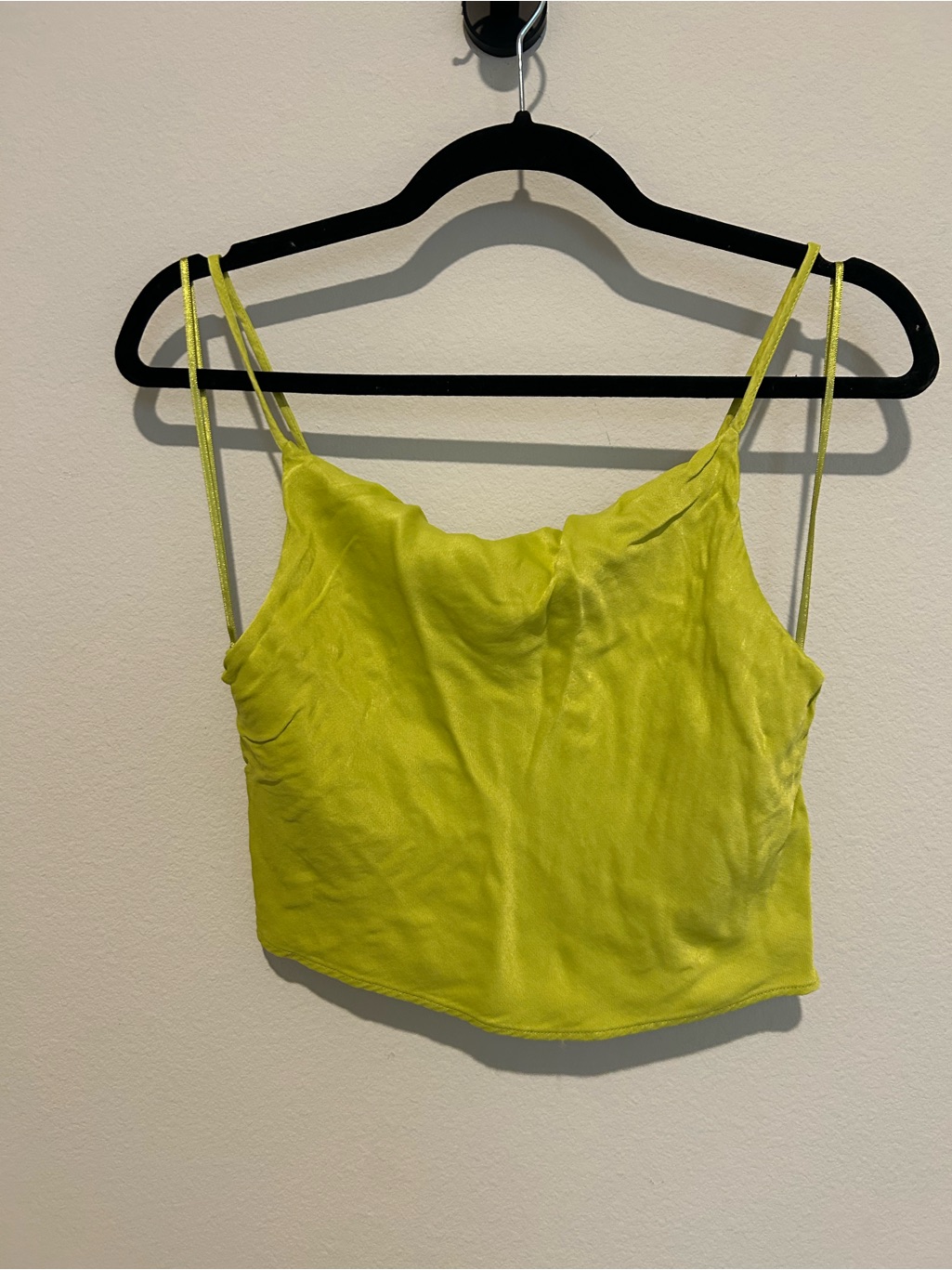 Zara Lime Green Spaghetti Strap Camisole